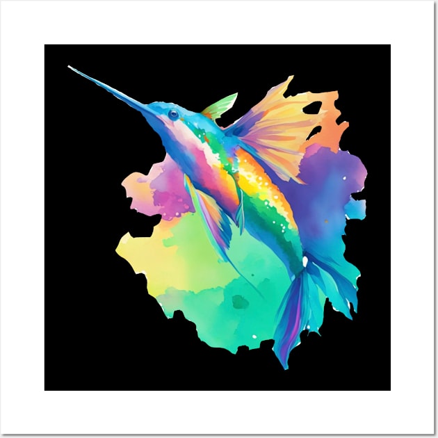 Sailfish Blue Marlin Wall Art by swagmaven